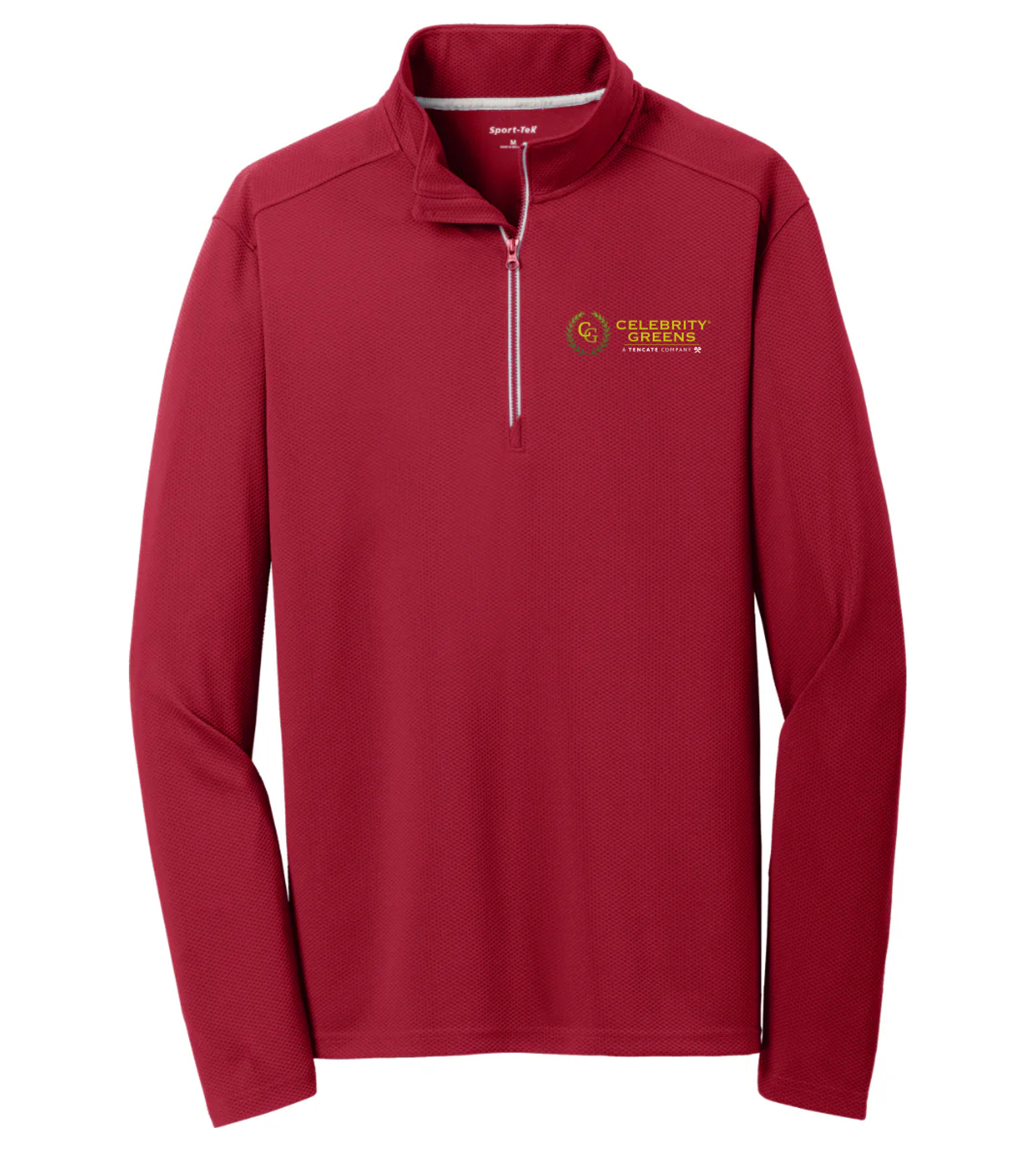 Sport-Tek Sport-Wick Textured 1/4-Zip Pullover